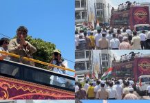 ಕರಾವಳಿಯಲ್ಲಿ ‘ರಾಜ್ಯ ಸಚಿವ ಸಂಪುಟ’ಕ್ಕೆ ಅಭೂತಪೂರ್ವ ಸ್ವಾಗತ: ಬೃಹತ್ ಜನಸಾಗರದ ನಡುವೆ ಡಬಲ್ ಡೆಕ್ಕರ್ನಲ್ಲಿ ಸಿಎಂ ಡಿಕೆಶಿ ರೋಡ್ ಶೋ – ಉರಿಬಿಸಿಲಿನಲ್ಲಿ ಜನರತ್ತ ಕೈ ಬೀಸುತ್ತಾ ಸಾಗಿದ ನಾಯಕರು – ಕಲಾ ಪ್ರಕಾರಗಳ ರಂಗು, ಮೆರವಣಿಗೆಯುದ್ದಕ್ಕೂ ಹಬ್ಬದ ವಾತಾವರಣ